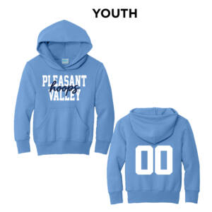 PV Thunder BB  Youth Hooded Sweatshirt – Carolina Blue
