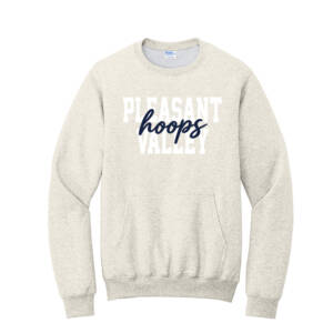 PV Thunder BB Unisex Core Fleece Crewneck Pocket Sweatshirt-Oatmeal Heather