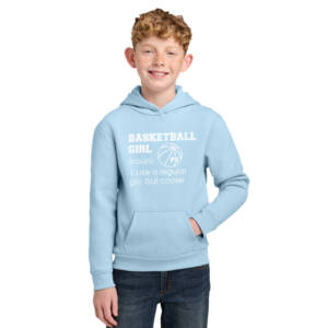PV Thunder BB Youth Easy Fleece Pullover Hooded Sweatshirt-Ice Blue