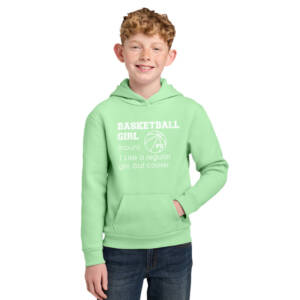 PV Thunder BB Youth Easy Fleece Pullover Hooded Sweatshirt- Spearmint