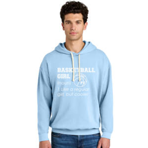 PV Thunder BB Comfort Colors Unisex Lightweight Hooded Sweatshirt-Hydrangea