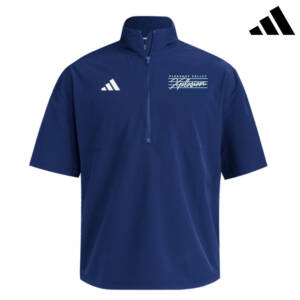 PVX Adidas 1/4 Zip woven short sleeve Training Jacket NAVY