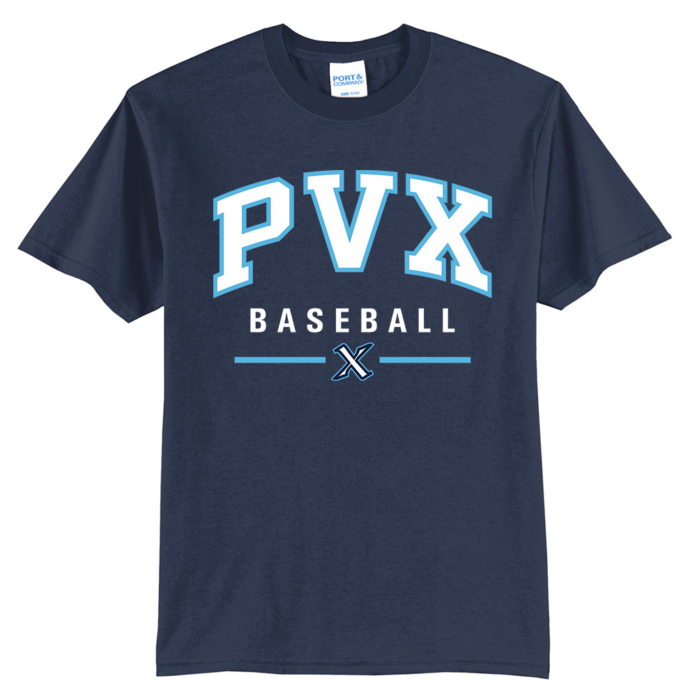 PVX Unisex Short Sleeve T Shirt - Navy