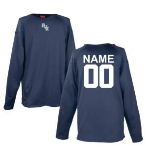 PVX Rawlings  Performance Dugout Fleece Crewneck -navy