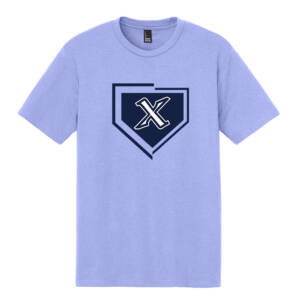 PVX Unisex District Perfect Tri-blend  Crew Tee-Soft Lilac