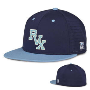 PVX The Game Low Pro Perforated GameChanger Cap-navy/Columbia blue