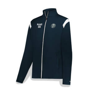 QC Pleasant Valley Volleyball Club Women’s Warm-Up Jacket-Navy