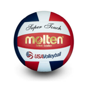 Molten USAV Official Super Touch Volleyball-Red/White/Blue