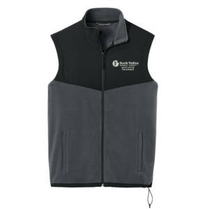 RV Athletic Trainer Port Authority Therma-Tek Fleece Vest Men-Iron Grey/Black