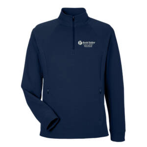 RV Athletic Trainer North End Men’s Rhythm Waffle Quarter-Zip Pullover-Classic Navy