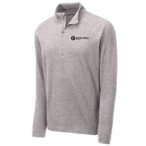 RV Health Sport Tek Men Lightweight French Terry 1/4 Zip Pullover – HeatherGrey