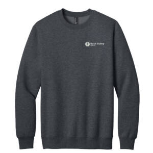 RV Health Port Co Unisex Foundation Fleece 10.7oz Crewneck Sweatshirt – DarkHeatherGrey