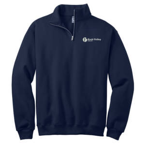 RV Health JERZEES Nublend Unisex Cadet Collar Sweatshirt – Jnavy