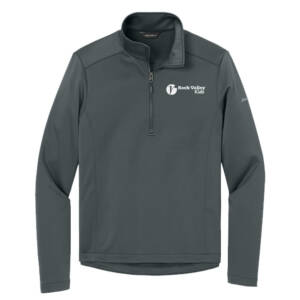RV Kids  Eddie Bauer Men Smooth Mid Layer Fleece 1/2-Zip-Iron Gate
