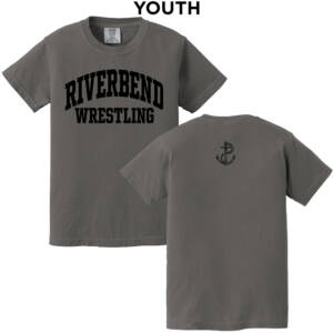 Riverbend Wrestling Comfort Colors Youth Pigment Dyed Ringspun T Shirt – Grey