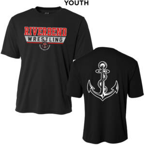 Riverbend Wrestling YOUTH Cooling Performance Tshirt-Black