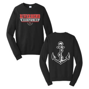 Riverbend Wrestling Unisex Fan Favorite Crew Sweatshirt-Black