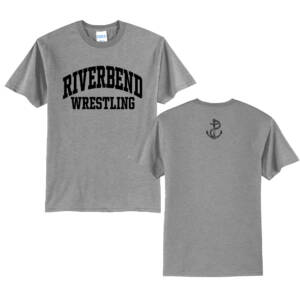 Riverbend Wrestling Unisex Short Sleeve Tee-Athletic Heather