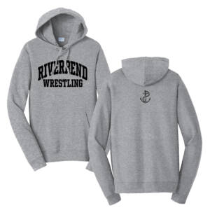 Riverbend Wrestling Unisex  Fan Favorite Fleece Pullover Hooded Sweatshirt-Athletic Heather