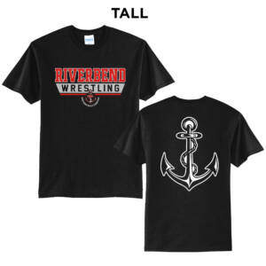 Riverbend Wrestling Tall Core Blend short Sleeve T Shirts – JetBlack