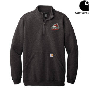 Riverbend Wrestling Carhartt Men Midweight 1/4 Zip Mock Neck Sweatshirt – Carbon Heather