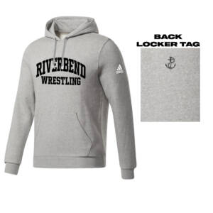 Riverbend Wrestling Adidas Fleece Unisex Hooded Sweatshirt-MedGrey Heather