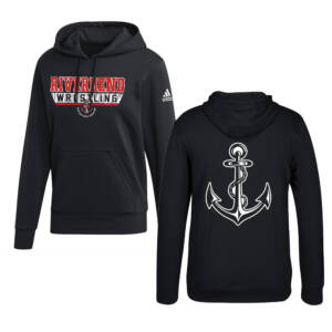 Riverbend Wrestling Adidas Unisex Fleece Hooded Sweatshirt-Black