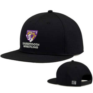 Sabertooth Wrestling The Game Perforated GameChanger Snapback Cap – Black