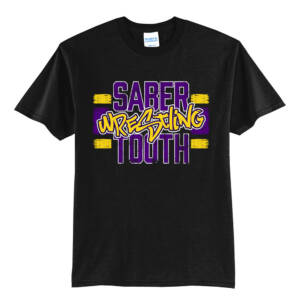 Sabertooth Wrestling Unisex Short Sleeve T Shirt – JetBlack