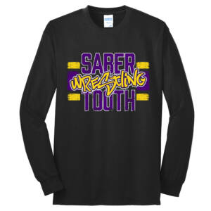 Sabertooth Wrestling Unisex Long Sleeve Core Blend T Shirt – JetBlack