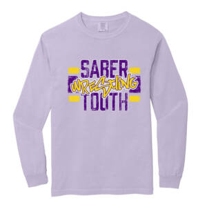 Sabertooth Wrestling Comfort Colors Unisex Heavyweight Ring Spun Long Sleeve Tee – Orchid