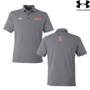 Sabertooth Wrestling Under Armour DRIVE Team Stripe Premium Polo BLACK