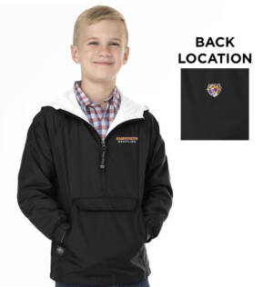 Sabertooth Wrestling Charles RiverYouth Classic Solid Pullover – Black