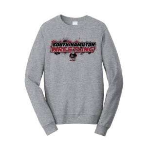 SH Wrestling Unisex Fan Favorite Crew Sweatshirt-Athletic Heather