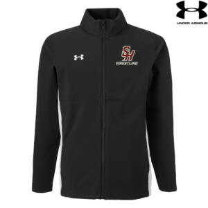 SH Wrestling Under Armour UA Rival Stretch Woven Men’s Full Zip-Black