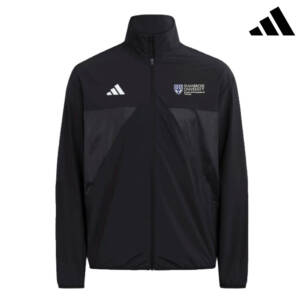 St Ambrose OT Adidas House of TIRO Woven full zip top black