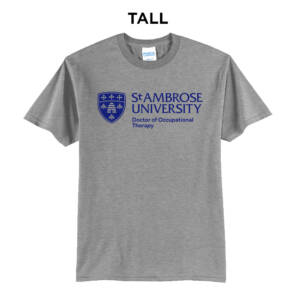 St Ambrose OT Tall Core Blend Short Sleeve T Shirts – AthleticHeather