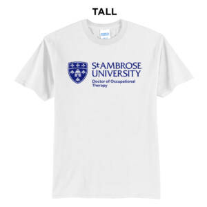 St Ambrose OT  Tall Core Blend T Shirts – White