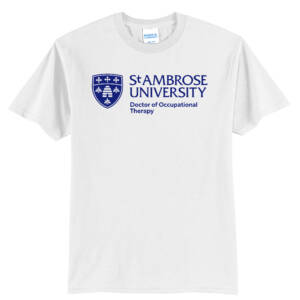 St Ambrose OT Unisex Short Sleeve Tee – White