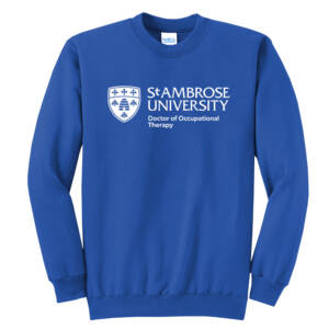 St Ambrose OT Unisex Core Fleece Crewneck Sweatshirt – Royal