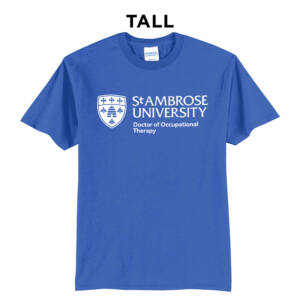 St Ambrose OT  Tall Core Blend short Sleeve T Shirts – royal