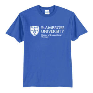 St Ambrose OT Unisex Short Sleeve Tee – royal