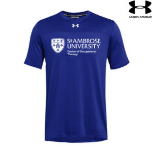 St Ambrose OT Under Armour Knockout Team Short sleeve performance T ROYAL