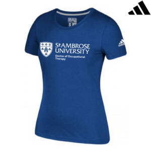 St Ambrose OT Adidas Go To Performance Women’s Short Sleeve Tee – CLYRoyal