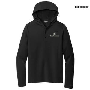 Total Solutions OGIO Men Luuma Flex Hooded Henleytop-Blacktop