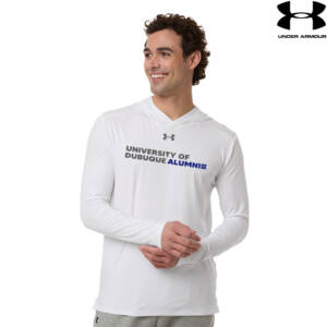 UD Alumni Under Armour Mens Team Vanish Performance Hoodie – White