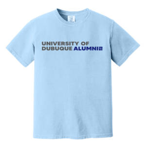 UD Alumni UnisexComfort Colors Pigment Dyed Short Sleeve Shirt – Hydrangea