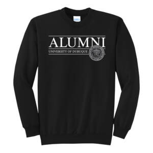 UD Alumni Unisex Fleece Crewneck Sweatshirt-Black