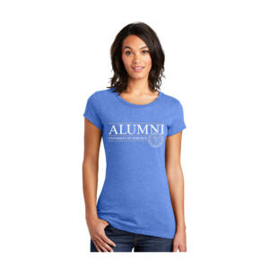 UD Alumni District Women’s Fitted Very Important Tee-Heather Royal