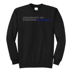 UD Alumni Unisex Fleece Crewneck Sweatshirt-Black